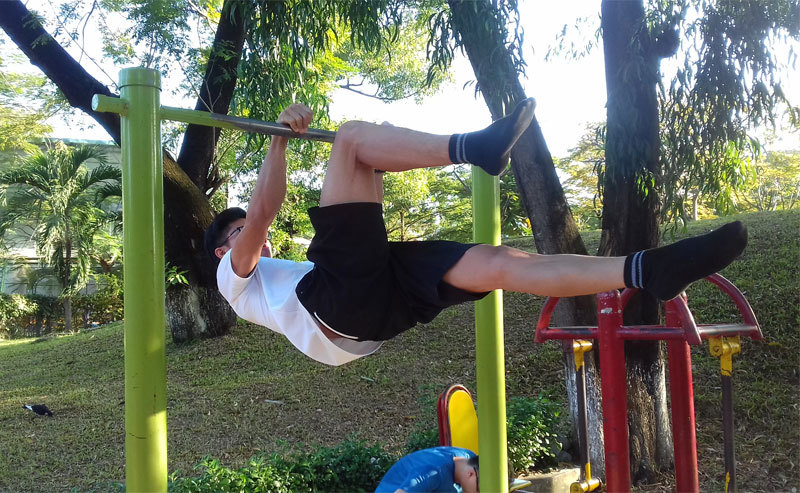 Advanced One Leg Front Lever