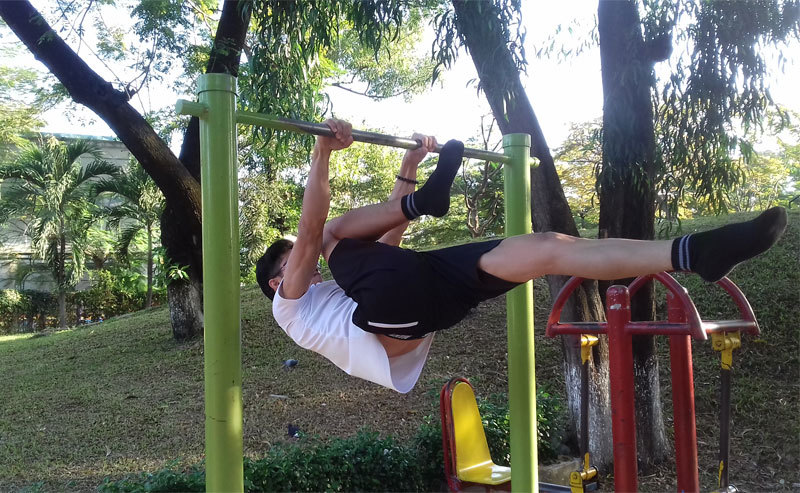One Leg Front Lever